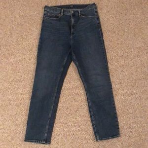 Gap high rise cigarette jeans